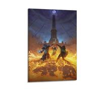 SAFHUER The Elder Scrolls Online, poster decorativo da parete su tela, stampa moderna, poster decorativo per camera da letto, per camera da letto, 50 x 75 cm