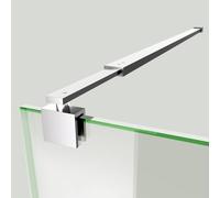 S'AFIELINA Barra angolare regolabile 700-1200mm, acciaio inox, vetro 8-10mm (1 pz)
