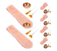 SAFIGLE 1 set di prodotti per estetisti: set di prodotti per il viso per estetisti - include fascia per la della pelle, maschera per il viso, ciotola per mescolare e strumenti per spa e casa