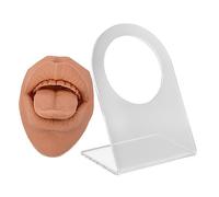 SAFIGLE 1 set Silicone Flessibile per Piercing Della Lingua con Parte Del per Insegnamento e Mostra