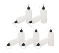 SAFIGLE 10 flaconi di Colla per Quilling Fai da Te - Flacone di Colla con Punta ad ago di precisione per lavori di Carta - Contenitori applicatori di in plastica da 3,4 Once