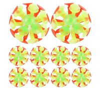 SAFIGLE 10 palline a ventosa luminose: palla con ventose per bambini, giocattolo per feste, palla interattiva da 6 cm