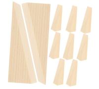 SAFIGLE 10 Pezzi Fermaporta in Legno Cuneo Antiscivolo Protezione Muro e Sicurezza Interna per Porte Camera da Letto Design Semplice e Pratico