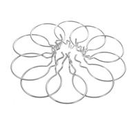 SAFIGLE 10 pezzi Ganci per Pannelli Forati in Ferro Ganci Resistenti per Organizzazione Banco Lavoro e Officina Facili da Installare e Rimuovere per Appendere Utensili e Accessori