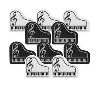 SAFIGLE 10 pezzi Gomme Da Cancellare Per Mini Gomme Forma Di Pianoforte Portatili Colori Vivaci Sicure E Facili Da Usare Per Scrivere E Disegnare