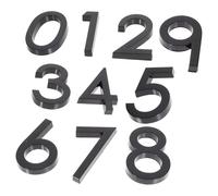 SAFIGLE 10 pezzi Numeri Civici Resistente per Casa Ufficio Giardino e Cassetta Postale Segnaletica Indirizzo Facile da Leggere Dimensioni Numeri per Porte e Muri