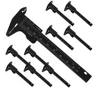 SAFIGLE 10 Pezzi Righello Sopracciglio Strumento Misurazione per Sopracciglia Misurazioni e Profondità per Estetisti e Domestico