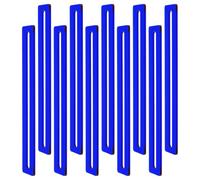 SAFIGLE 10 Pezzi Striscia Guida Lettura in Acrilico Blu, Set da 10, | Famiglie e Lezioni, Supporta L’apprendimento Linguistico, Favorisce Concentrazione, Tracciamento Accurato