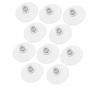 SAFIGLE 10 pezzi Ventose Trasparenti Ømm con Dado Vite per Bagno e Cucina Supporto Senza Forare per Piastrelle Vetro e Inossidabile Tenuta Forte e Facile da Usare