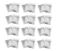 SAFIGLE 100 pezzi Buste Imbottite Argento con Bolle d Aria Sacchetti Postali Autoadesivi per Spedizioni Sicure e Protezione Fragili