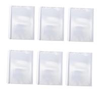 SAFIGLE 100 Pezzi Buste Trasparenti con Proteggi Documenti Interni Cartellina Portadocumenti Copertine Rigide per Raccoglitori ad Anelli Custodia Chiara per Archiviazione e Organizzazione