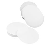 SAFIGLE 100 pezzi Carta da Filtro Qualitativa Media per Laboratorio Cellulosa Assorbente Resistente all’Umidità Filtrazione Rapida e Basso Scarto per Analisi Scientifiche Precise