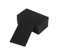 SAFIGLE 100 Pezzi Cartoncini Memo Vintage Kraft Neri Doppia Faccia per Biglietti di Auguri Messaggi Scritti Mano e DIY Graffiti per Feste e Regali