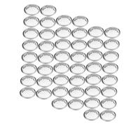 SAFIGLE 100 pezzi Coperchi per Foro di Aerazione in Acciaio Inossidabile da Rete Traspirante per Ventilazione Armadi Dissipazione Calore e Riduzione Odori Facile Installazione e