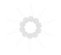 SAFIGLE 100 Pezzi Etichette Prezzi con Cordino Elastico Tag Bigliettini per Gioielli e Abbigliamento Cartone Bianco Tondo per Confezioni Regalo e Etichettatura Manuale