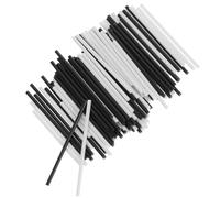 SAFIGLE 100 pezzi Marker Laterali per Tastiera Chitarra in Plastica Resistente Indicatori Puntini Sostitutivi per Tastiera Leggeri e Durevoli Kit Nero e Bianco per Tutti i Tipi di