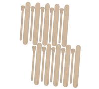 SAFIGLE 100pezzi Bastoncini di Cera in Legno Applicatori per Ceretta Strisce di Cera Depilatoria Strumenti per Bellezza Accessori per Casa