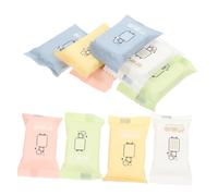 SAFIGLE 10pezzi Asciugamano Compresso Monouso Per Viso Asciugamano Portatile Di Cotone Per Lavaggio Del Viso Accessori Da Viaggio