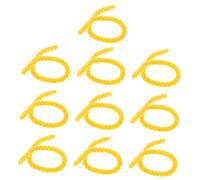 SAFIGLE 10pezzi Bigodini Silicone Flessibili Per Permanente Strumenti Per Arricciare Per Uso Domestico e Professionale Perfetti Per Corti e Lunghi Design Pratico e Resistente