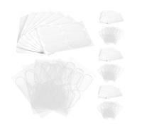 SAFIGLE 120pezzi Nastro Correttivo per Orecchie in Silicone Trasparente Auricolare Cosmetico Satinato Adesivo di Supporto per Orecchie da Elfo per Uso Quotidiano