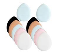 SAFIGLE 12pezzi Piumino Da Cipria in Polvere Libera Piccolo Triangolare Applicatore Per Trucco Del Viso Di Spugne Per Fondotinta e Cipria