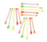 SAFIGLE 15 pezzi Fasce Elastiche in Silicone per Cucinare Cinghie Regolabili per Bento e Scatole Pranzo Elastici Resistenti per Fissaggio Cibo Decorazioni e Sacchetti Multiuso e Sicuri