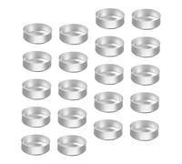 SAFIGLE 150 Pezzi Contenitori in Alluminio per Tealight Vasetti Decorativi per Candele Te Portacandele Leggeri e Resistenti al Calore per Aromaterapia