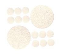 SAFIGLE 15pezzi Spugne Esfolianti in Luffa Riutilizzabili Per Viso Dischetti Struccanti in Luffa Naturale Per Pulizia Profonda Rimozione Del Trucco e Cura