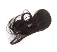 SAFIGLE 1pezzi Frangia Frontale per Donne Clip Capelli Finti Naturali per Halloween Feste Tema Matrimoni Appuntamenti Look Legatura Sicura