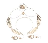 SAFIGLE 1set Elegante Di Accessori Per Con Coroncina Decorata Strass e Orecchini Coordinati Per Matrimoni e Feste Di Compleanno