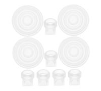 SAFIGLE 1set Valvole Silicone Per Tiralatte Valvole e Membrane Facili e Sostituire Compatibili Impermeabili e Anti- Mantengono Latte