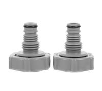 SAFIGLE 2 Connettori per Tubo Flessibile per Aspirapolvere da Piscina, Adattatore per Tubo Flessibile da Piscina, Giunto per Tubo di Drenaggio Compatibile con Bestway P6h1419, Grigio 32 Mm