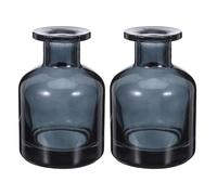 SAFIGLE 2 flaconi vuoti per diffusore di profumo a bastoncini: flaconi di vetro per aromaterapia ricaricabili da 150 ml - Barattolo per diffusore di profumo a bastoncini - Contenitore per oli