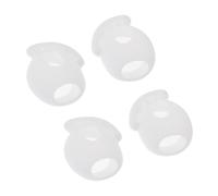 SAFIGLE 2 paia Tappi Auricolari Morbidi Antiscivolo per Cuscinetti In-ear Ergonomici Facili da Installare e Sostituire Bianco