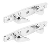 SAFIGLE 2 Pezzi Bitta in Acciaio Inox 316, Argento, Facile da Installare | Accessori per Barche e Rimorchi, Uso per Tenda e Fissaggio Corde, Finitura Brillante
