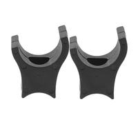 SAFIGLE 2 Pezzi Blocco Di Supporto Della Fisso Blocco Di Guida Per Binari Per Sedie a Rotelle Accessori Per Sedie a Rotelle Sostituzione Ruote Carrozzina Plastica Abs Nero