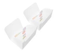 SAFIGLE 2 Pezzi Cartella Portadocumenti Espandibile da Ufficio, 13 Tasche | Plastica, Chiusura a Pressione e Indici Scrivibili, per Documenti A4 e Ricevute in Ambienti di Lavoro