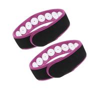 SAFIGLE 2 Pezzi Cintura Massaggiante Portatile per Rilassamento e Meditazione Stimolazione Dei Agopuntura per e Affaticamento