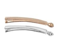 SAFIGLE 2 Pezzi Clip a banana Fermagli per a banana molletta per lunga Porta della coda di cavallo Accessori per vintage fermaglio a banana francese Lega di zinco