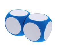 SAFIGLE 2 Pezzi Dadi Giganti in Schiuma Lavabili e Scrivibili per Giochi Didattici e Matematica da Dadi Cancellabili per Aula e attività Creative