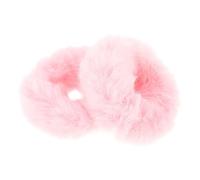 SAFIGLE 2 pezzi Elastici per in Pelliccia Sintetica Fuzzy Hair Rings Morbidi e Elasticizzati Fermacoda Femminile per Acconciature Eleganti e Festive