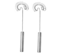 SAFIGLE 2 pezzi Frusta Uova Manuale Ergonomica Sbattitore Multifunzionale per Cucina Miscelatore Uova e Latte Schiumatoio Resistente e Facile da Pulire per Casa e Ristoranti
