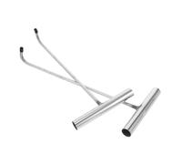 SAFIGLE 2 pezzi Gancio Sollevatore Forma Acciaio Inossidabile Strumento Multiuso per Chiusini Porte Avvolgibili e Porte Scorrevoli Resistente alla Corrosione con Impugnatura Ergonomica