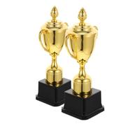SAFIGLE 2 Pezzi Piccolo Premio Creativo in Plastica Oro per Studenti | Decorazione per Competizioni e Feste, Rappresenta L'onore, Incoraggia la Partecipazione, Stile Bello