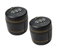 SAFIGLE 2 pezzi Serratura Bottiglia Vino con Codice Cifre Tappo Antispreco Sicuro per Bottiglie Vino e Liquori Blocco e Protezione da Perdite Compatibile con Vini e Birre