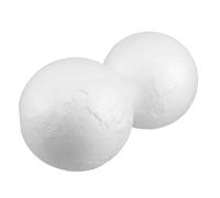 SAFIGLE 2 Pezzi Sfera di Schiuma Bianca a Forma di Globo Terrestre Confini Pre-tracciati, Senza necessità di Modellatura Extra, per Progetti Scolastici e Decorazioni la Giornata della