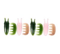 SAFIGLE 2 Set Pettine Massaggiante Y per Scalp per Massaggi e Guasha Strumento per Naturale per Relax e