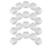 SAFIGLE 20 Palline di Polistirolo a Forma di Melograno 6,5 Cm, Sfera Ornamentale da Appendere e Palla Artigianale per Decorazioni Fai da Te, Centrotavola Pasquali e Matrimoni,