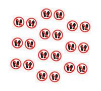 SAFIGLE 20 pezzi Adesivi No Step Sicurezza Etichette Autoadesive con Segnale di Avvertimento per Officine e Depositi Adesivi Divieto di Calpestio Resistenti e Visibili per Ambienti