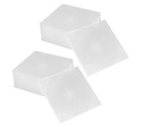 SAFIGLE 20 pezzi Scatole Trasparenti per CD Dvd Custodie Sottili con Vassoio Integrato Antigraffio Organizer Professionale per Archiviazione Singola Dischi per Casa e Cinema